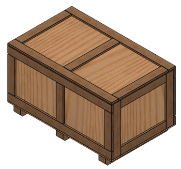 wooden crate wooden crate