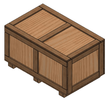 wooden crate