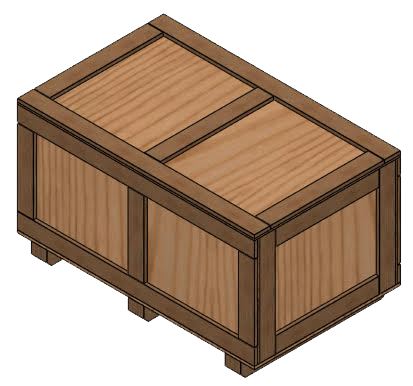 wooden crate wooden crate